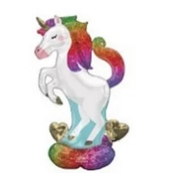 AirLoonz Unicorn 48-55 Inch Decorative Air-Filled Balloon