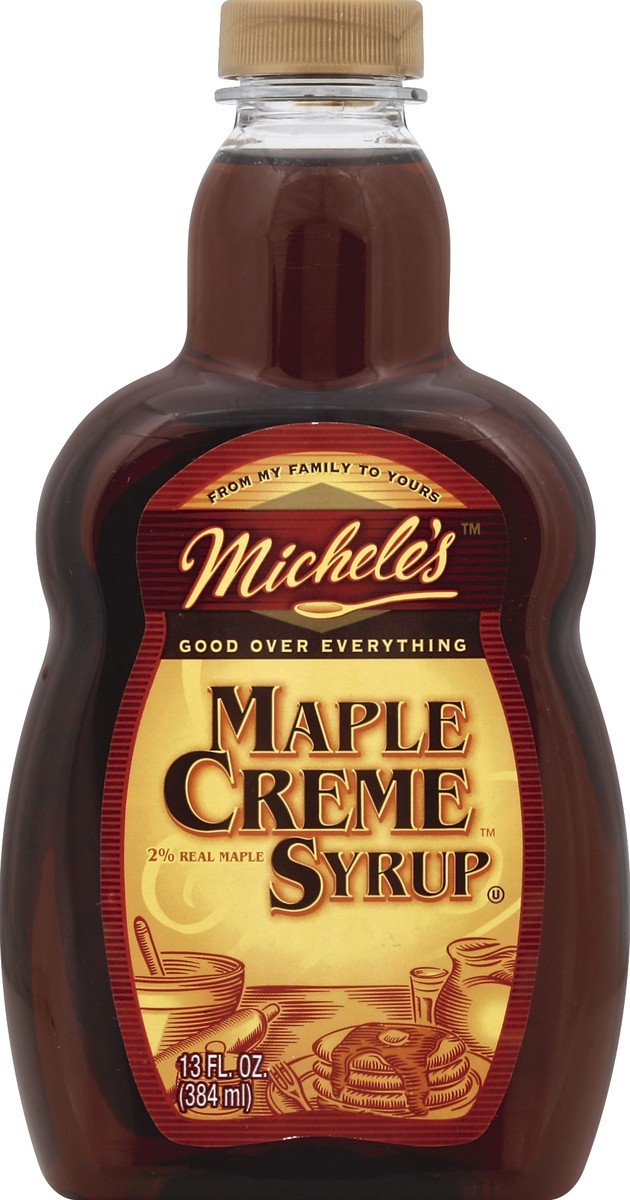 slide 2 of 3, Michele's Maple Creme - 13 fl oz, 13 fl oz