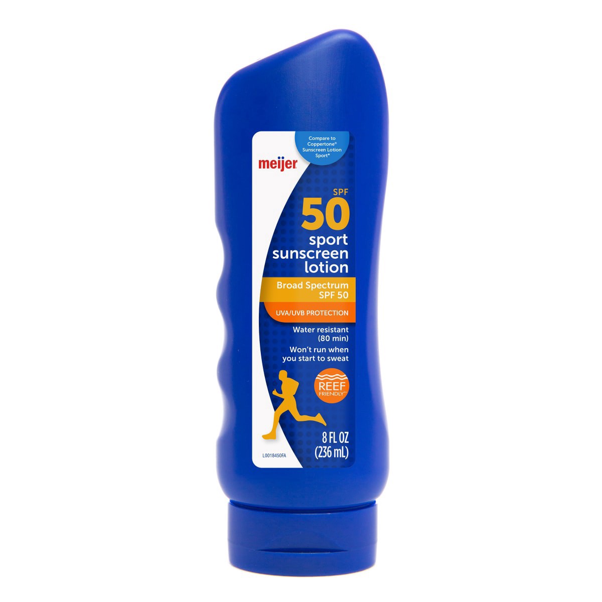 slide 1 of 5, Meijer Sport Sunscreen Lotion SPF 50, 8 oz