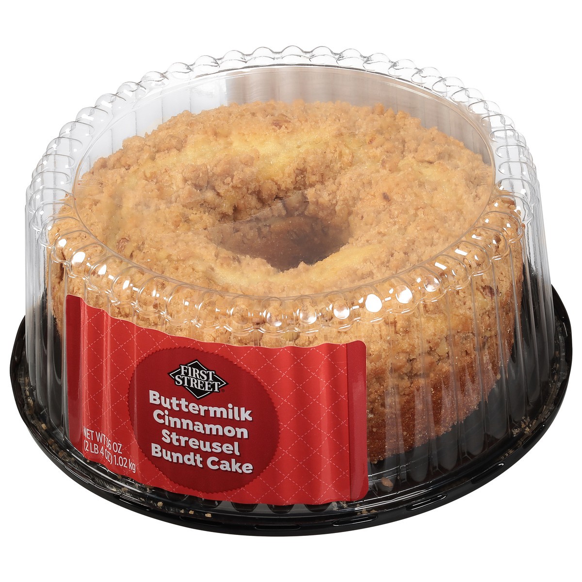slide 3 of 4, First Street Buttermilk Cinnamon Streusel, 36 oz
