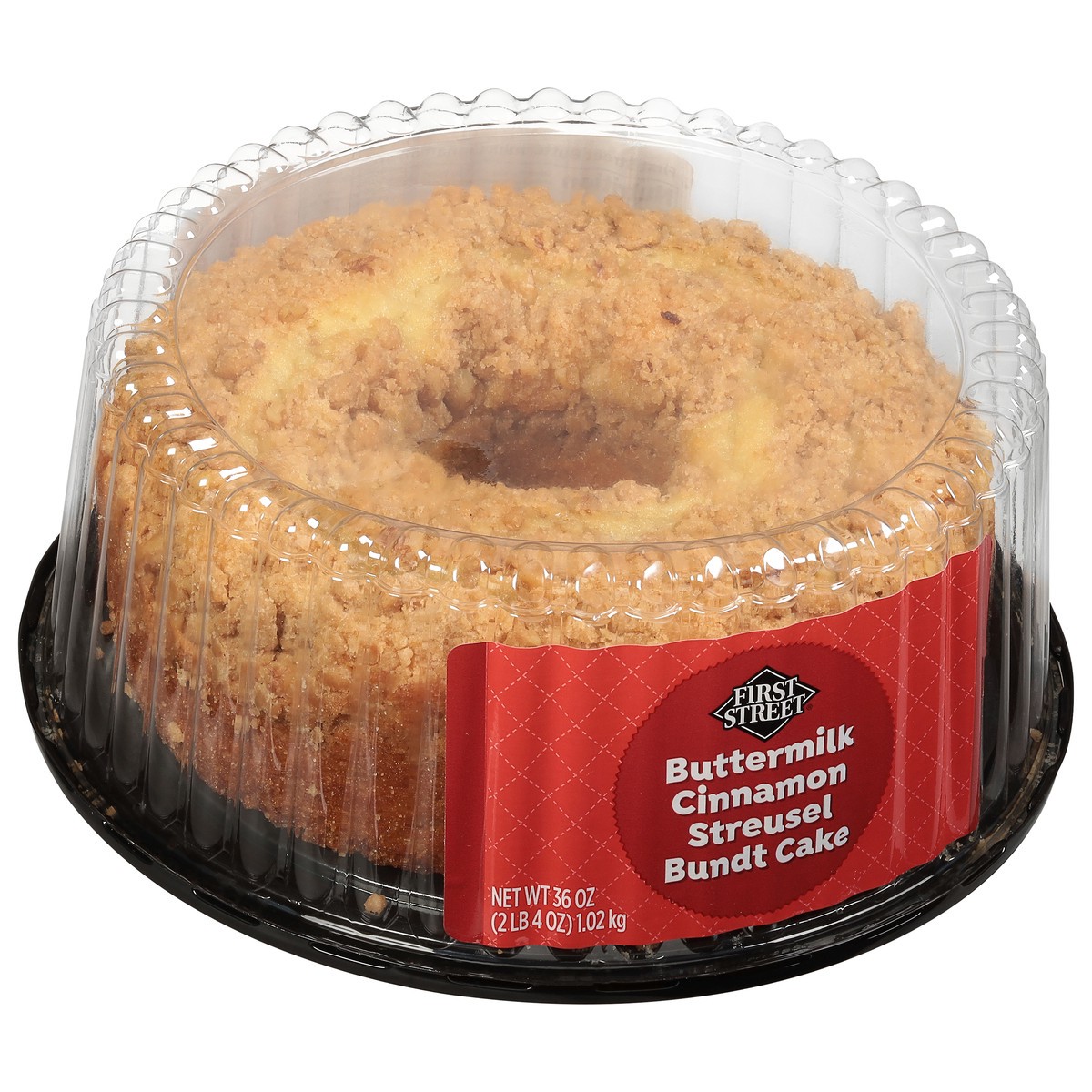 slide 4 of 4, First Street Buttermilk Cinnamon Streusel, 36 oz