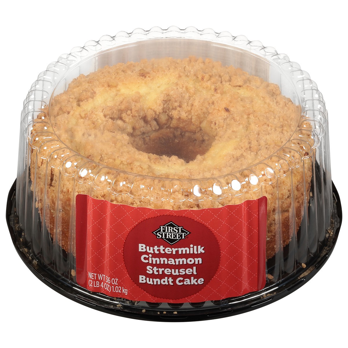 slide 1 of 4, First Street Buttermilk Cinnamon Streusel, 36 oz