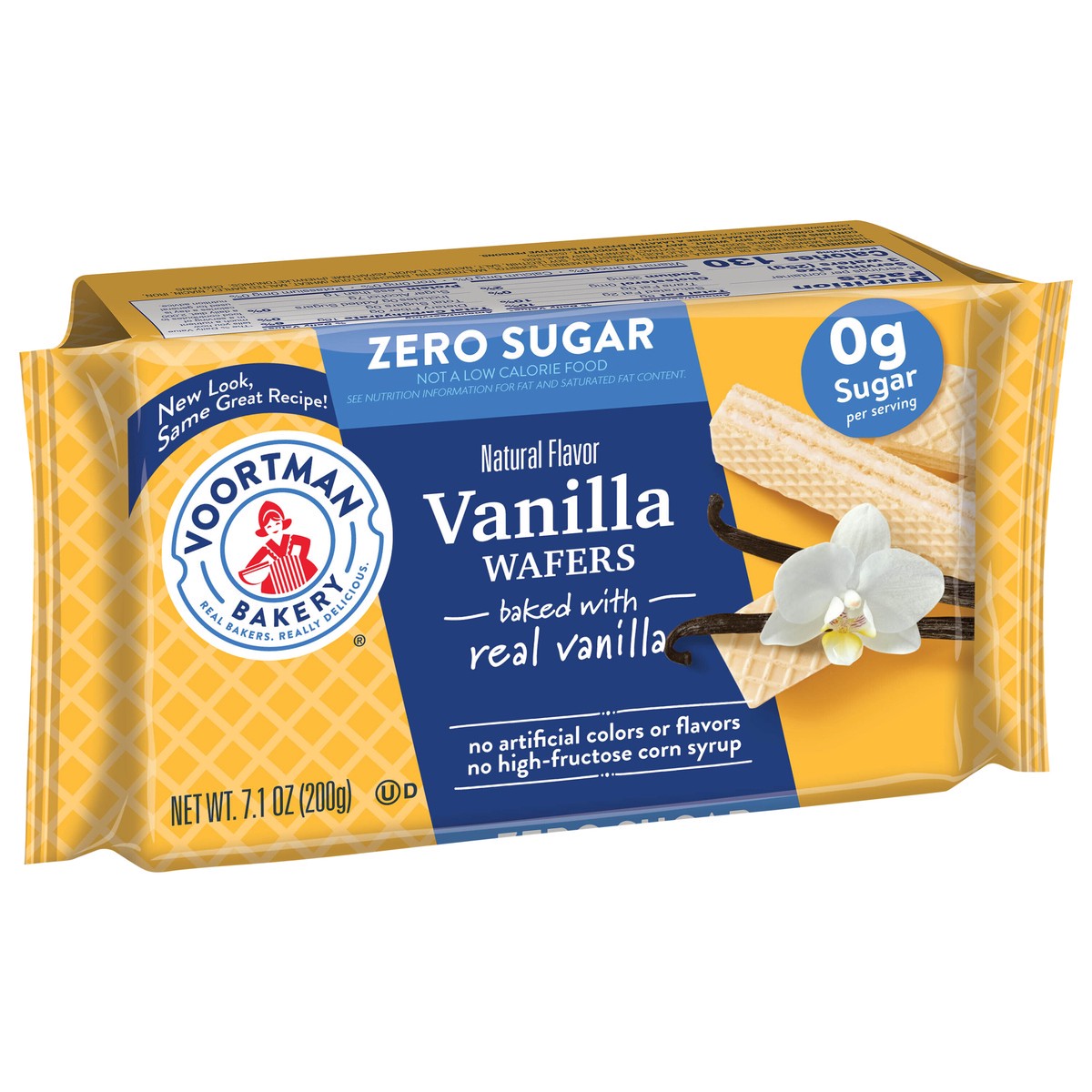 slide 6 of 9, Voortman Bakery VOORTMAN Zero Sugar Vanilla Wafers 7.1 oz, 7.1 oz