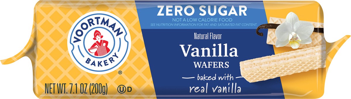 slide 3 of 9, Voortman Bakery VOORTMAN Zero Sugar Vanilla Wafers 7.1 oz, 7.1 oz