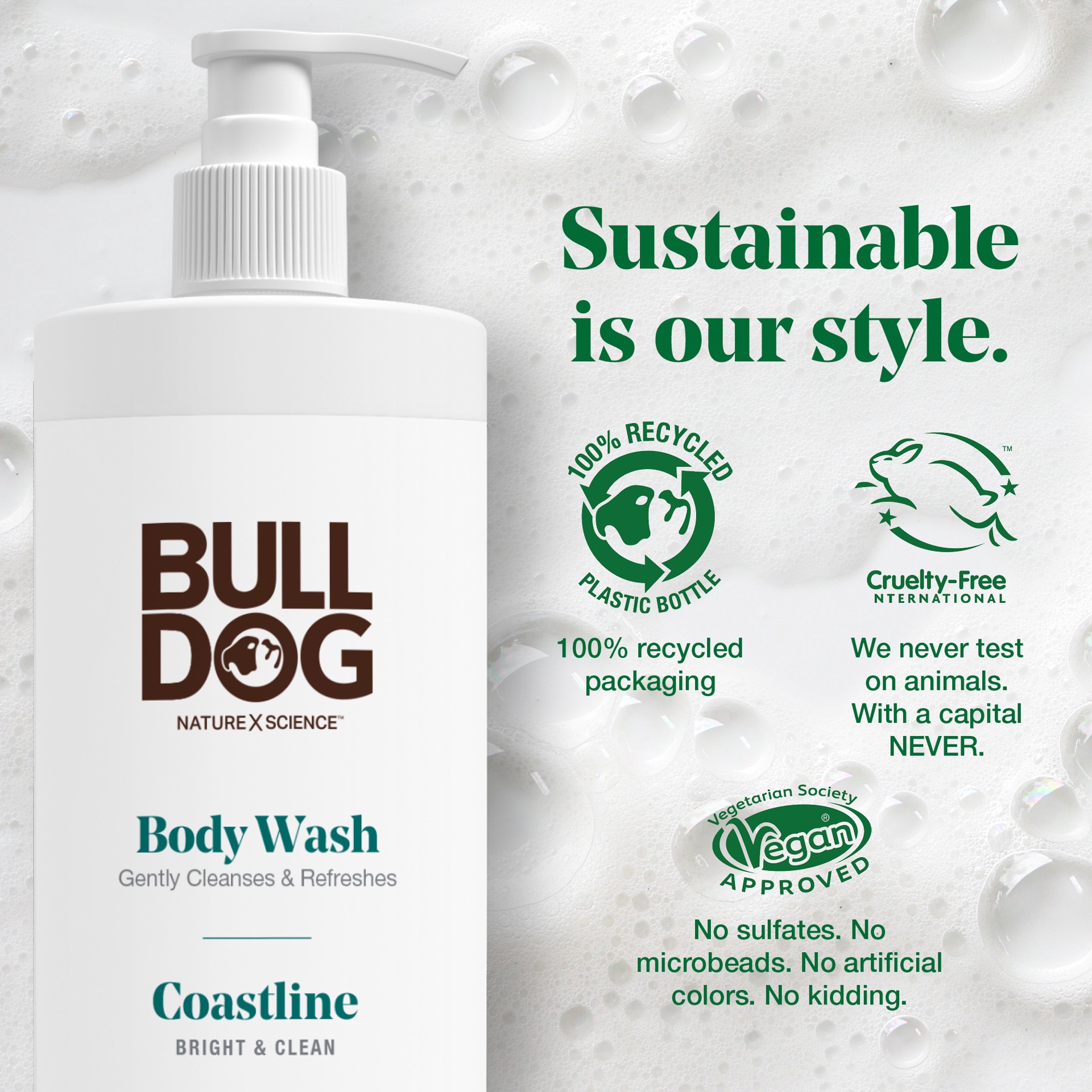 slide 7 of 9, Bulldog Body Wash- Coastline, 1 ct