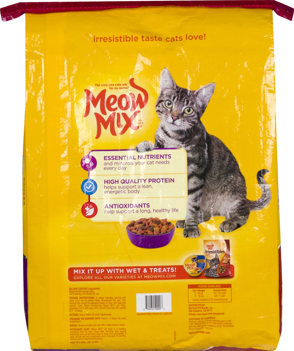 slide 2 of 12, Meow Mix Original Choice Cat Food 30 lb, 30 lb