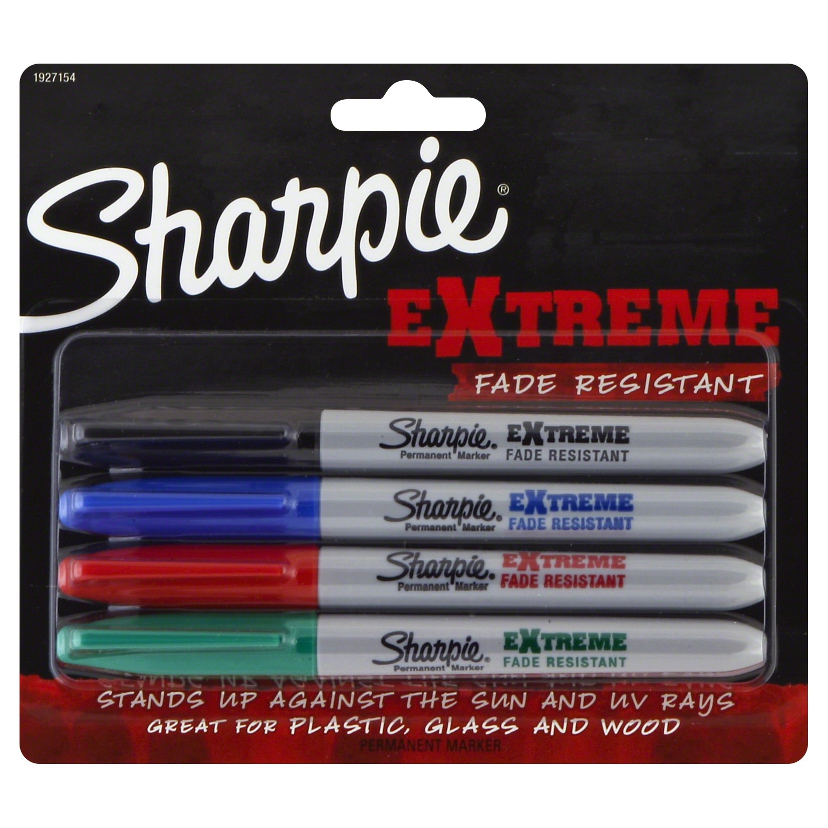 slide 1 of 1, Sharpie Extreme Fade Resistant Permanent Marker, 4 ct