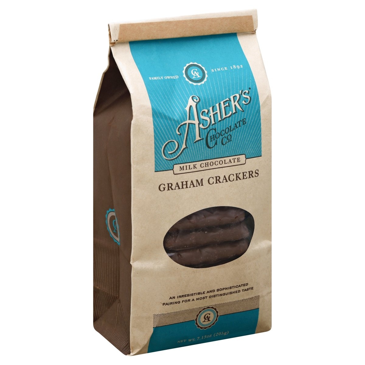 slide 1 of 4, Asher's Graham Crackers Milk Choc Coffee Bag, 6.5 oz