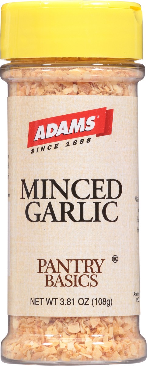 slide 11 of 11, Adams Pantry Basics Minced Garlic 3.81 oz, 3.81 oz