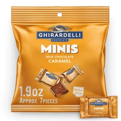 Ghirardelli, Milk Chocolate Minis With Caramel Filling- 1.9 oz