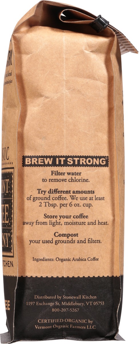 slide 7 of 12, Vermont Coffee Company Organic Dark Ground Coffee 12 oz, 12 oz