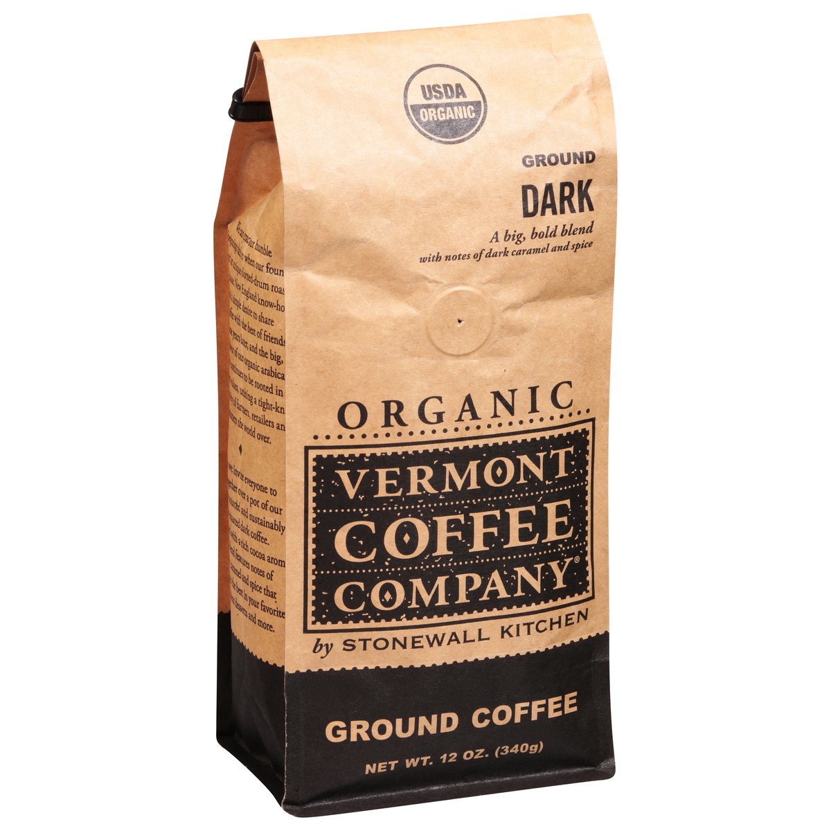 slide 5 of 12, Vermont Coffee Company Organic Dark Ground Coffee 12 oz, 12 oz