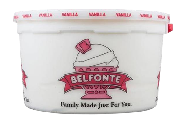 slide 1 of 1, Belfonte Belfonte French Vanilla Ice Cream Pail, 4 qt