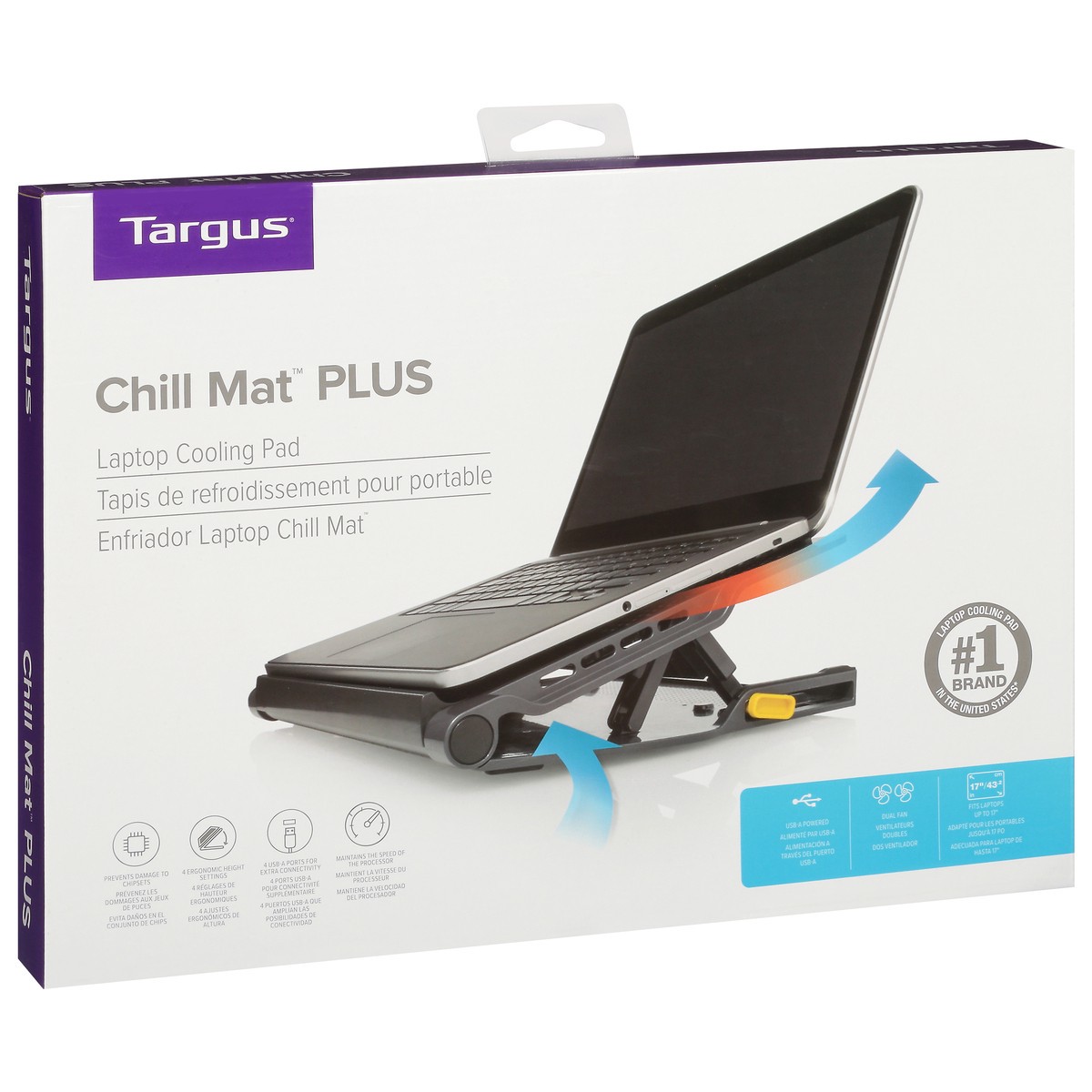 slide 3 of 9, Targus Chill Mat Plus Laptop Cooling Pad 1 ea, 1 ct