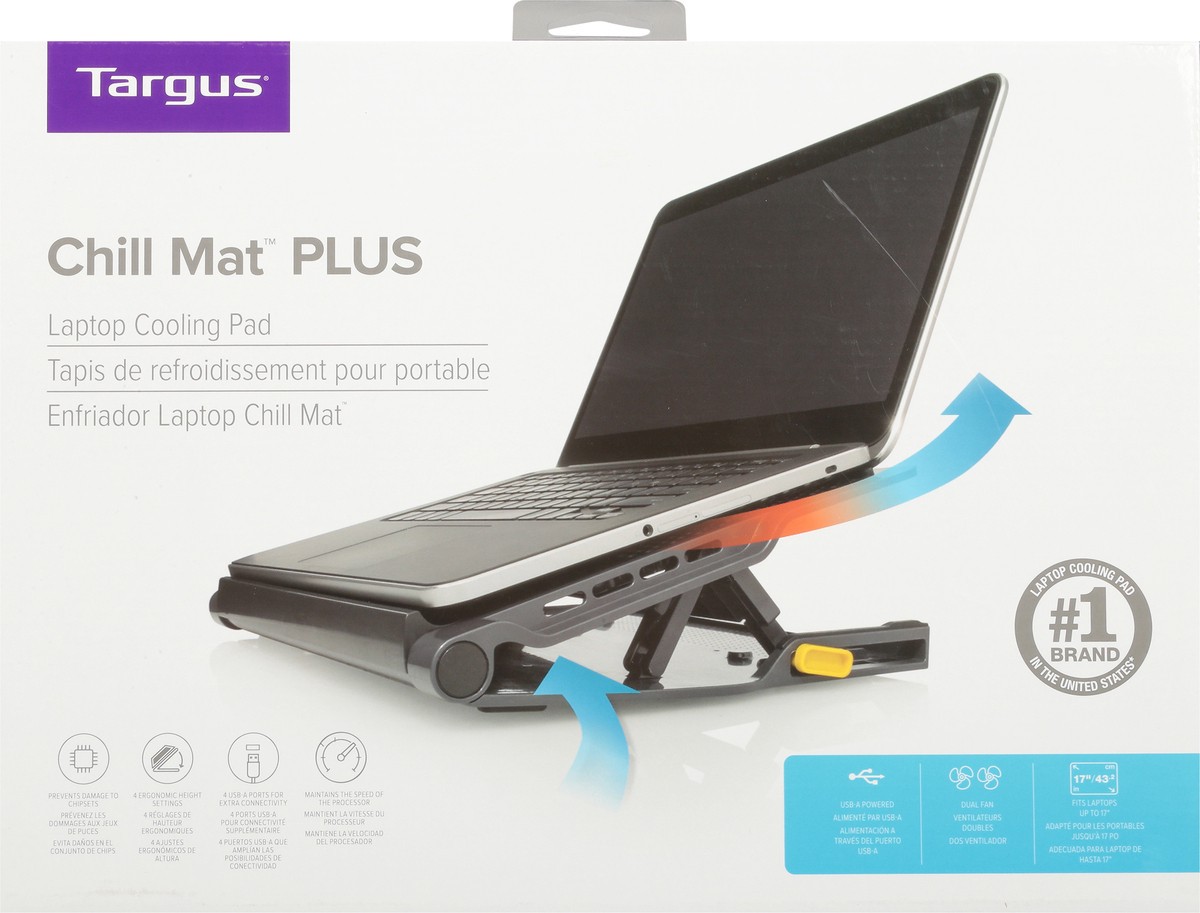 slide 2 of 9, Targus Chill Mat Plus Laptop Cooling Pad 1 ea, 1 ct