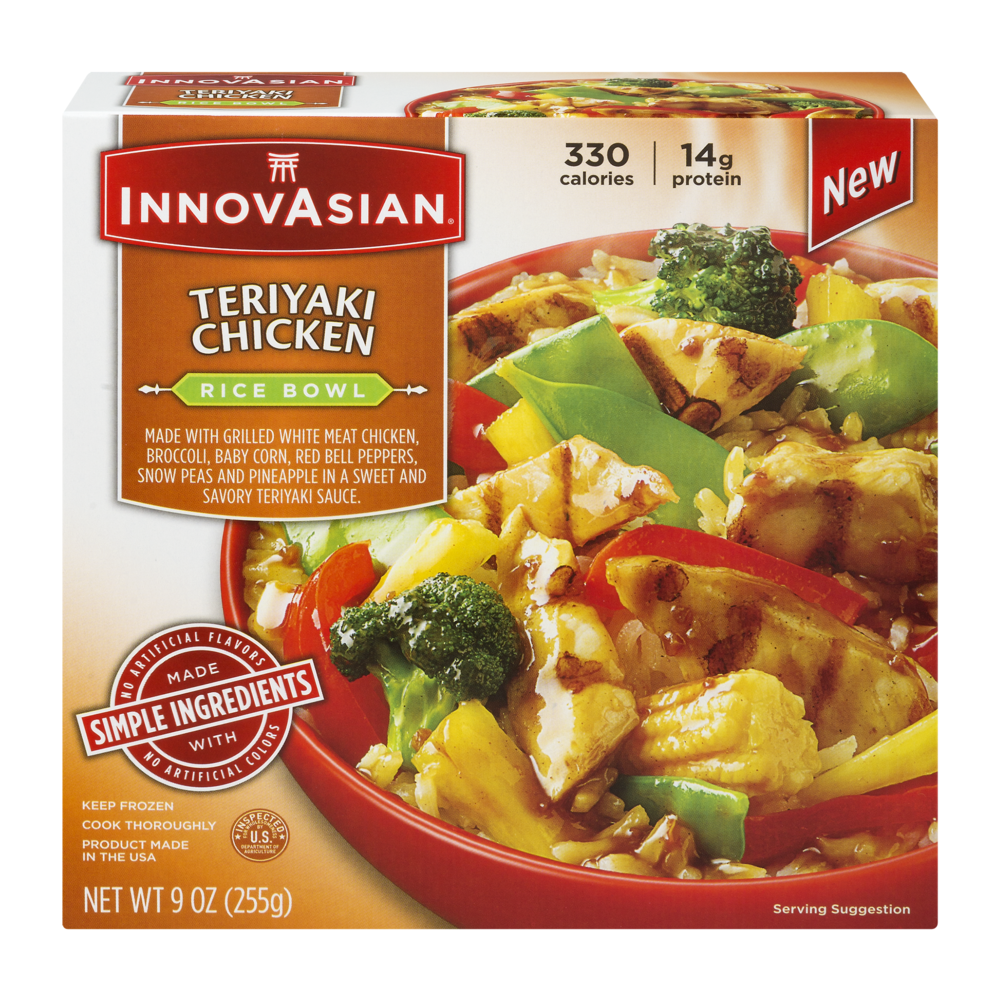 slide 1 of 1, InnovAsian Cuisine Teriyaki Chicken Rice Bowl, 9 oz