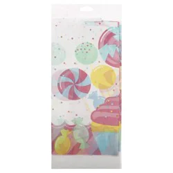 Celebrations Candy Bouquet Tablecover 1 ea