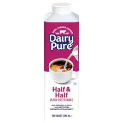 Dairy Pure Half & Half Ultra-Pasteurized Quart