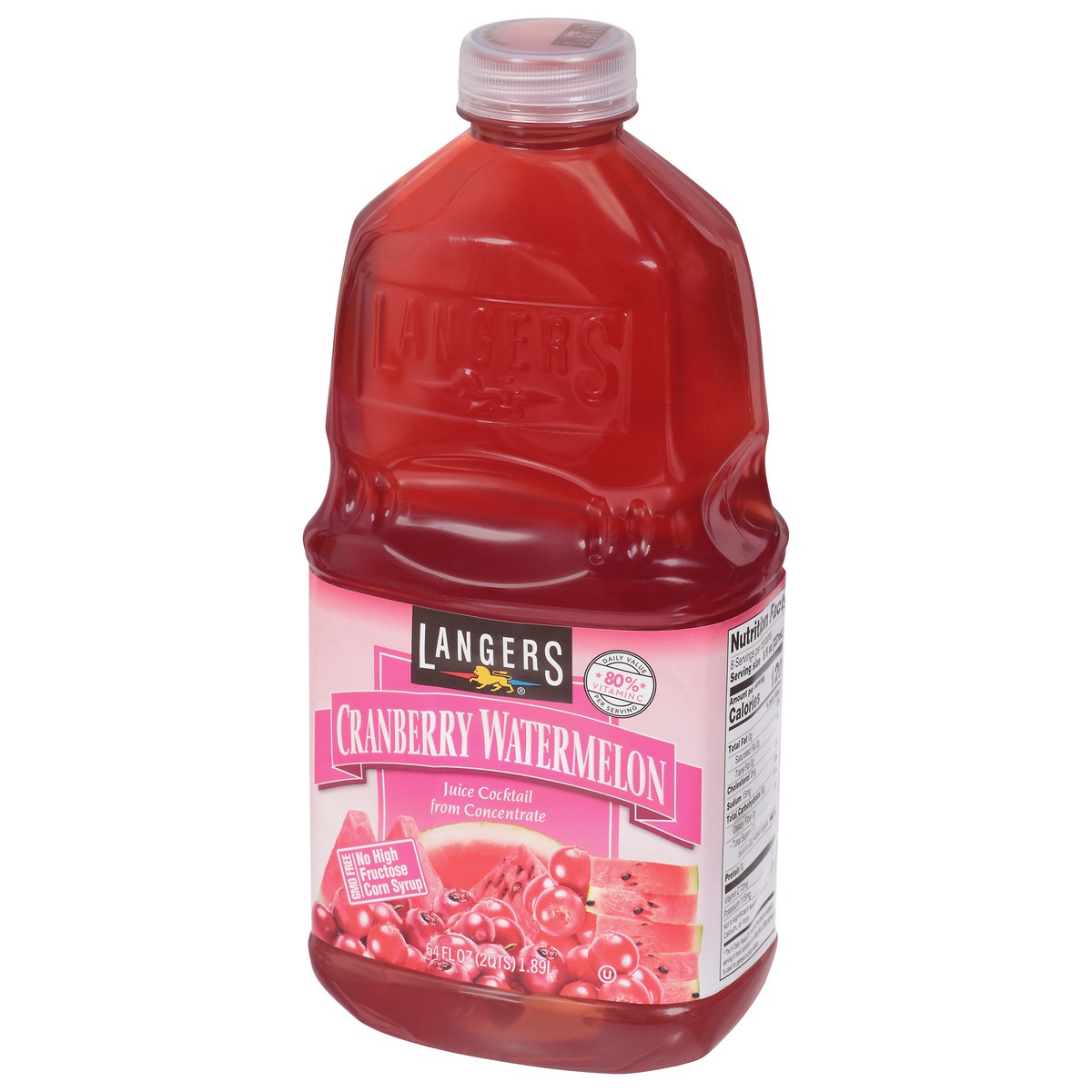 slide 4 of 12, Langers Cranberry Watermelon Juice Cocktail 64 fl oz, 64 fl oz