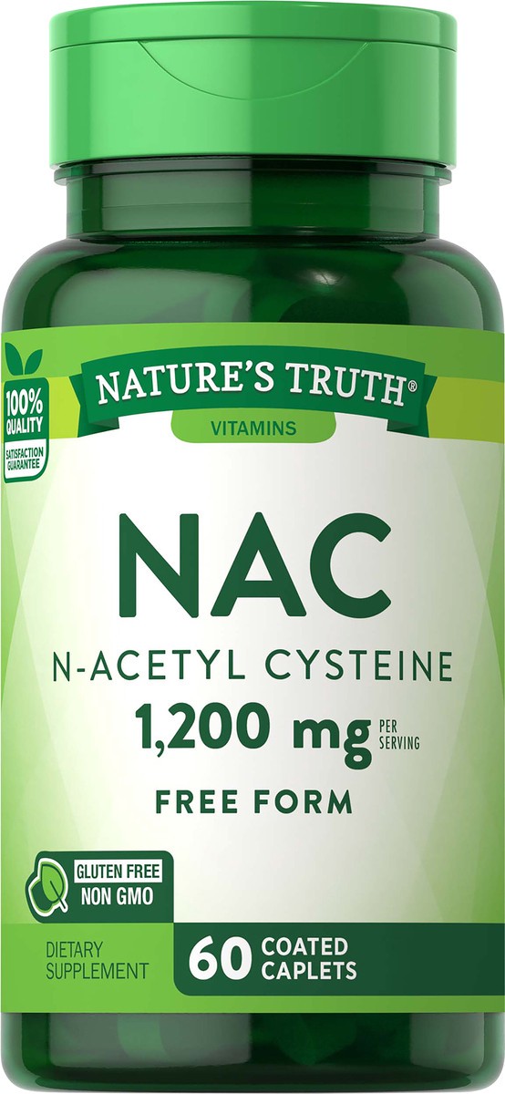 slide 4 of 5, Nature's Truth Ntnac N-Acetylcysteine, 60 ct