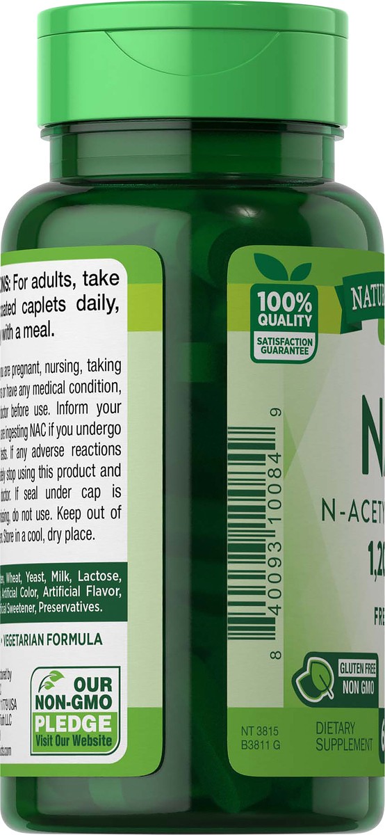 slide 3 of 5, Nature's Truth Ntnac N-Acetylcysteine, 60 ct