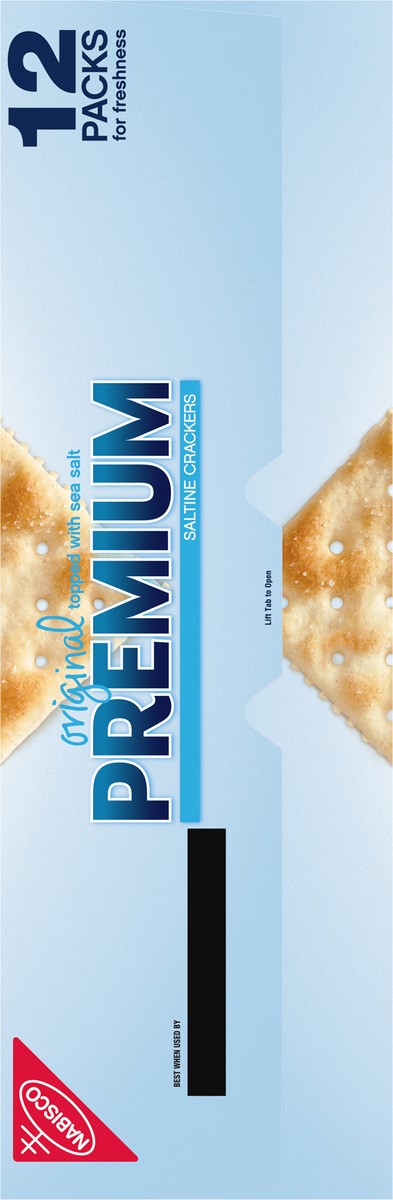slide 8 of 9, Premium Original Saltine Crackers, 12 Packs, 48 oz
