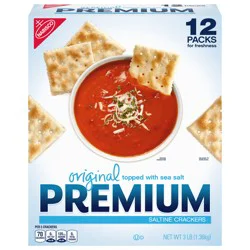Premium Original Saltine Crackers 12 ea