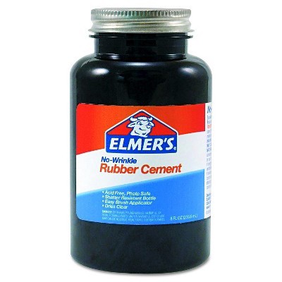 slide 1 of 1, Elmer's Rubber Cement, Repositionable, 8 oz