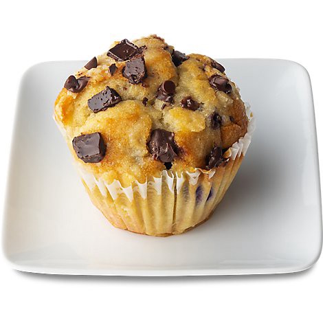 slide 1 of 1, Bakery Fresh Chocolate Chip Muffin - Each (available between 6 AM to 2 PM), 1 ct