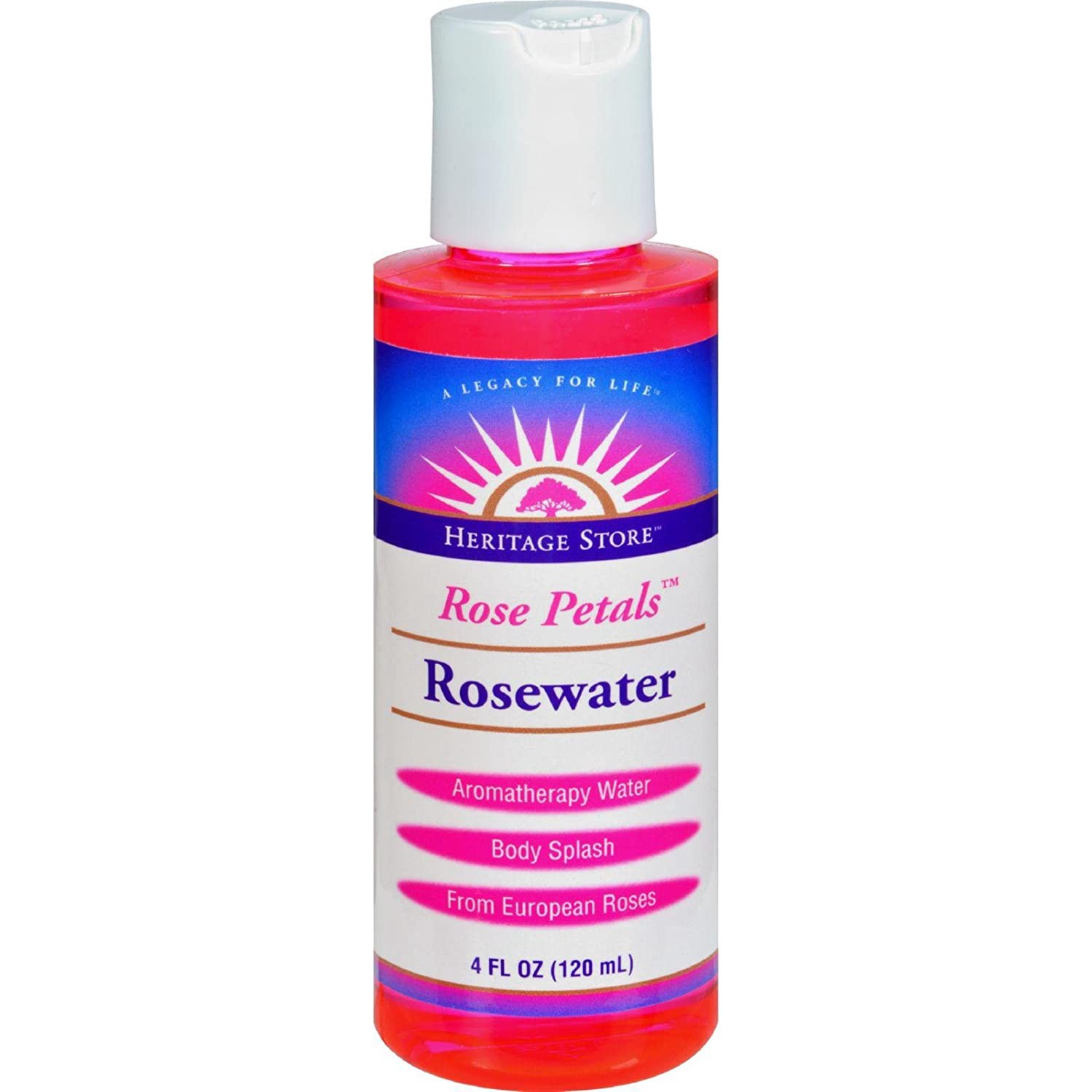 slide 1 of 2, Heritage Store Rosewater, 4 fl oz