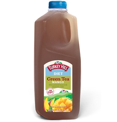 slide 1 of 3, Turkey Hill Diet Mango Green Tea - 1/2 gal, 1/2 gal