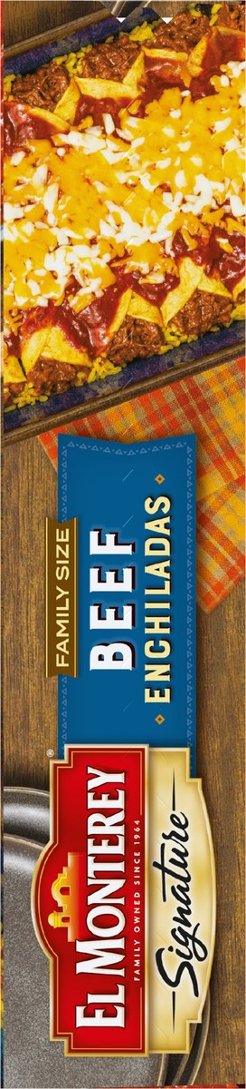 slide 3 of 12, El Monterey Signature Beef Enchiladas Family Size, 30 oz (Frozen), 30 oz
