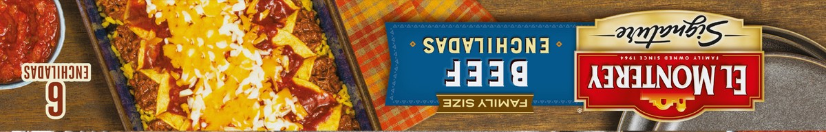 slide 7 of 12, El Monterey Signature Beef Enchiladas Family Size, 30 oz (Frozen), 30 oz