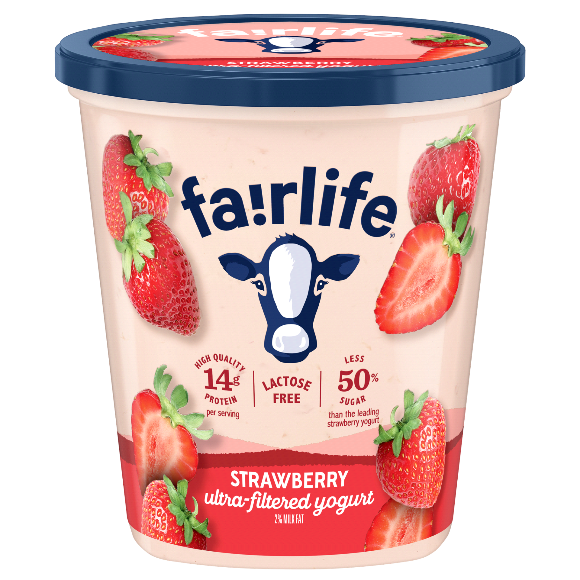 slide 1 of 1, fairlife Strawberry Ultra-Filtered, lactose free, 2% milk fat, lactose free, multiserve, 24 oz