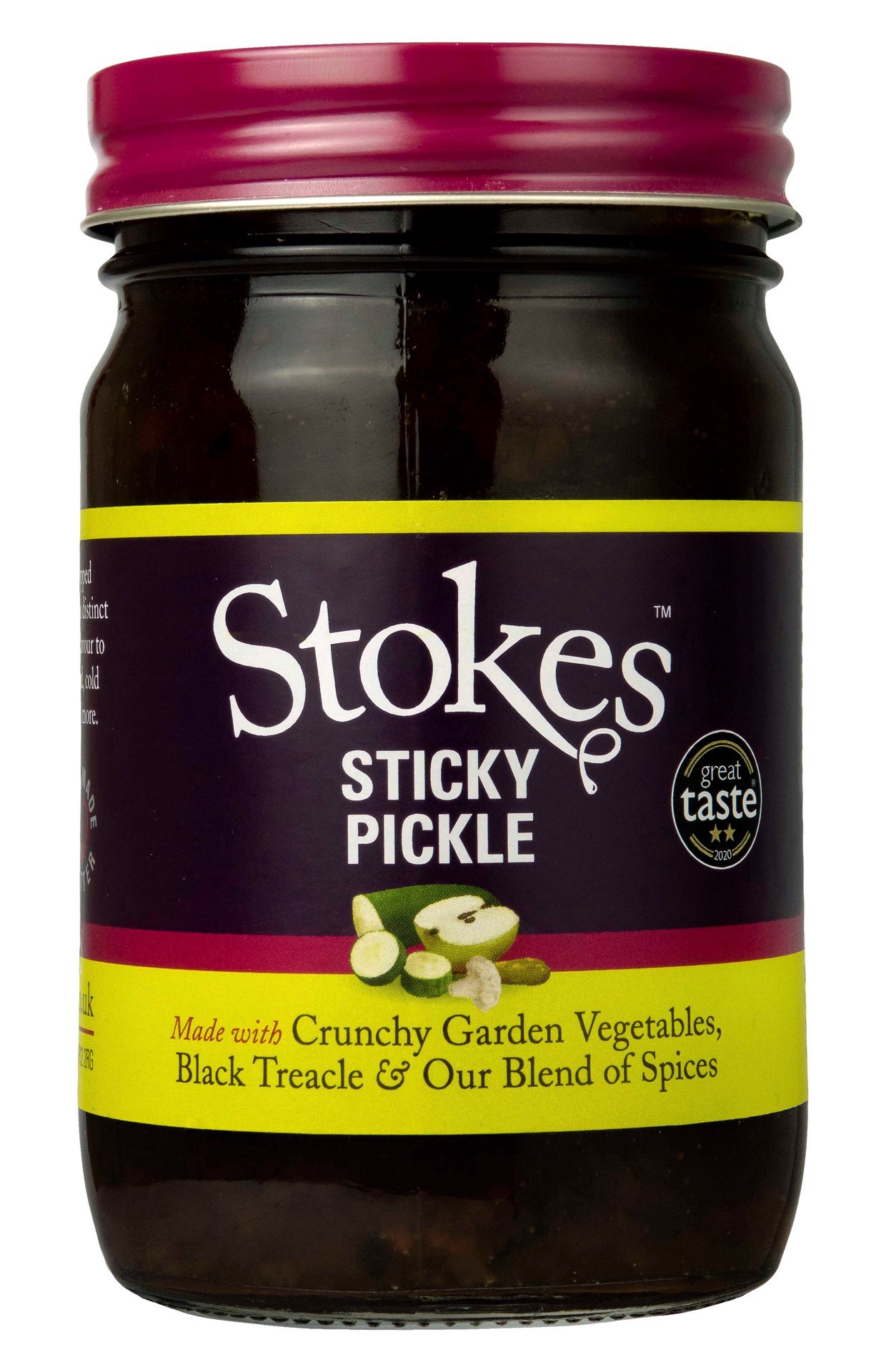 slide 1 of 1, Stokes Sticky Pickle, 430 gram