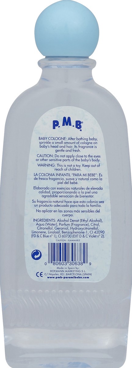 slide 2 of 7, PMB Baby Cologne 8.3 oz, 8.3 oz