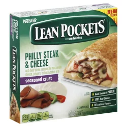 Lean Pockets Philly Steak & Cheese Seasoned Crust