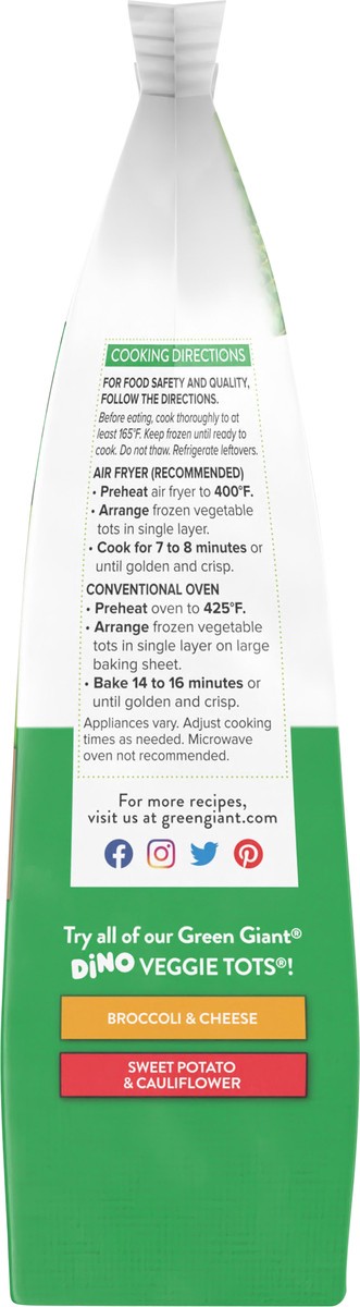 slide 2 of 9, Green Giant Dino Veggie Tots, Cauliflower, Dino, 10 oz