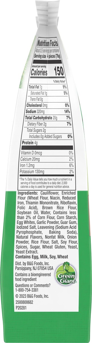 slide 5 of 9, Green Giant Dino Veggie Tots, Cauliflower, Dino, 10 oz