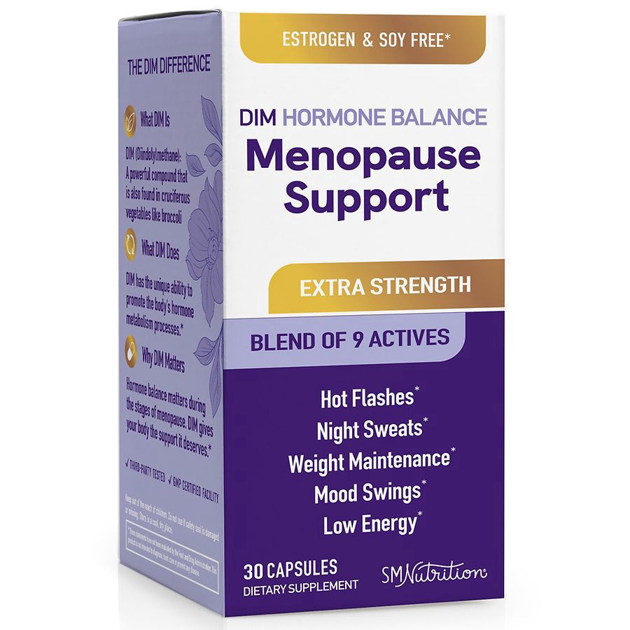 slide 1 of 2, SMNutrition Capsules Extra Strength Menopause Support 30 ea, 30 ct