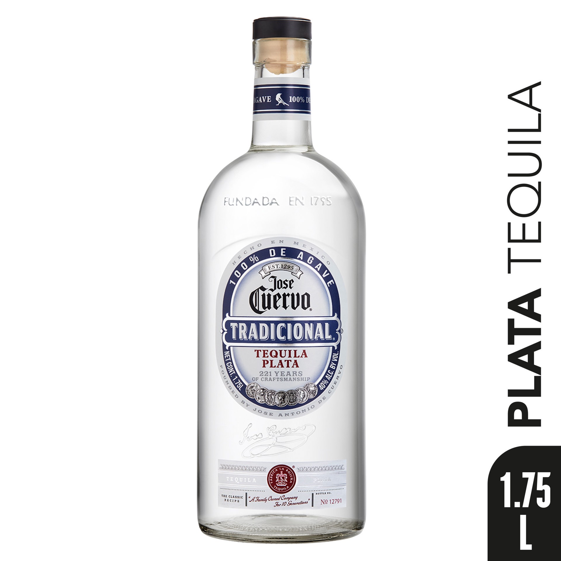 slide 2 of 5, Jose Cuervo Tradicional Blanco Tequila 80 Proof (1.75 L), 1.75 liter