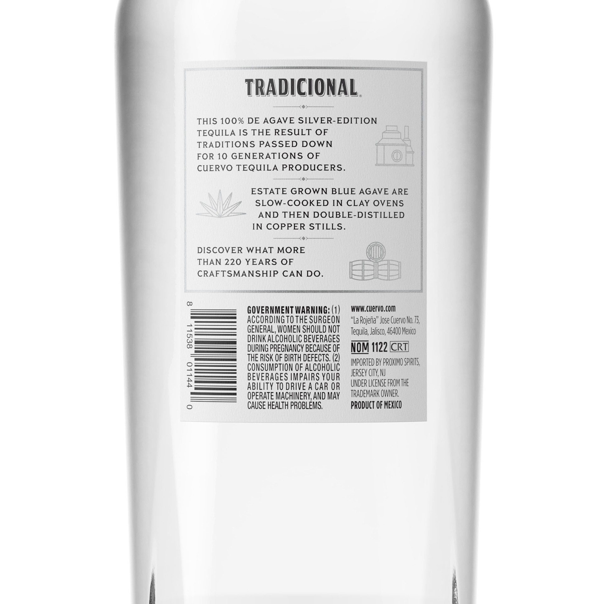slide 3 of 5, Jose Cuervo Tradicional Blanco Tequila 80 Proof (1.75 L), 1.75 liter