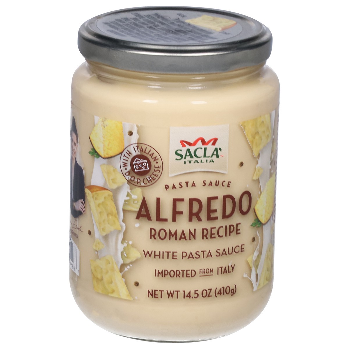 slide 2 of 9, Sacla Italia White Alfredo Pasta Sauce 14.5 oz, 14.5 oz