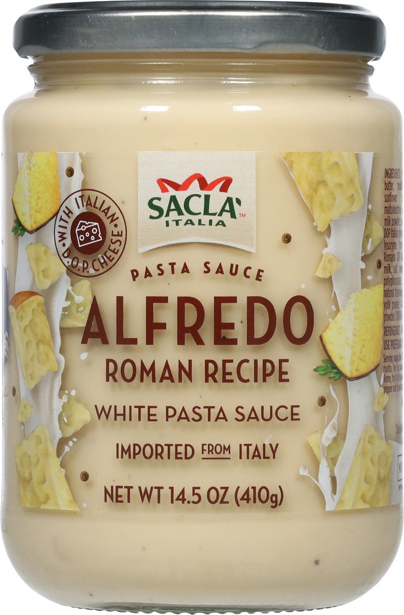 slide 6 of 9, Sacla Italia White Alfredo Pasta Sauce 14.5 oz, 14.5 oz