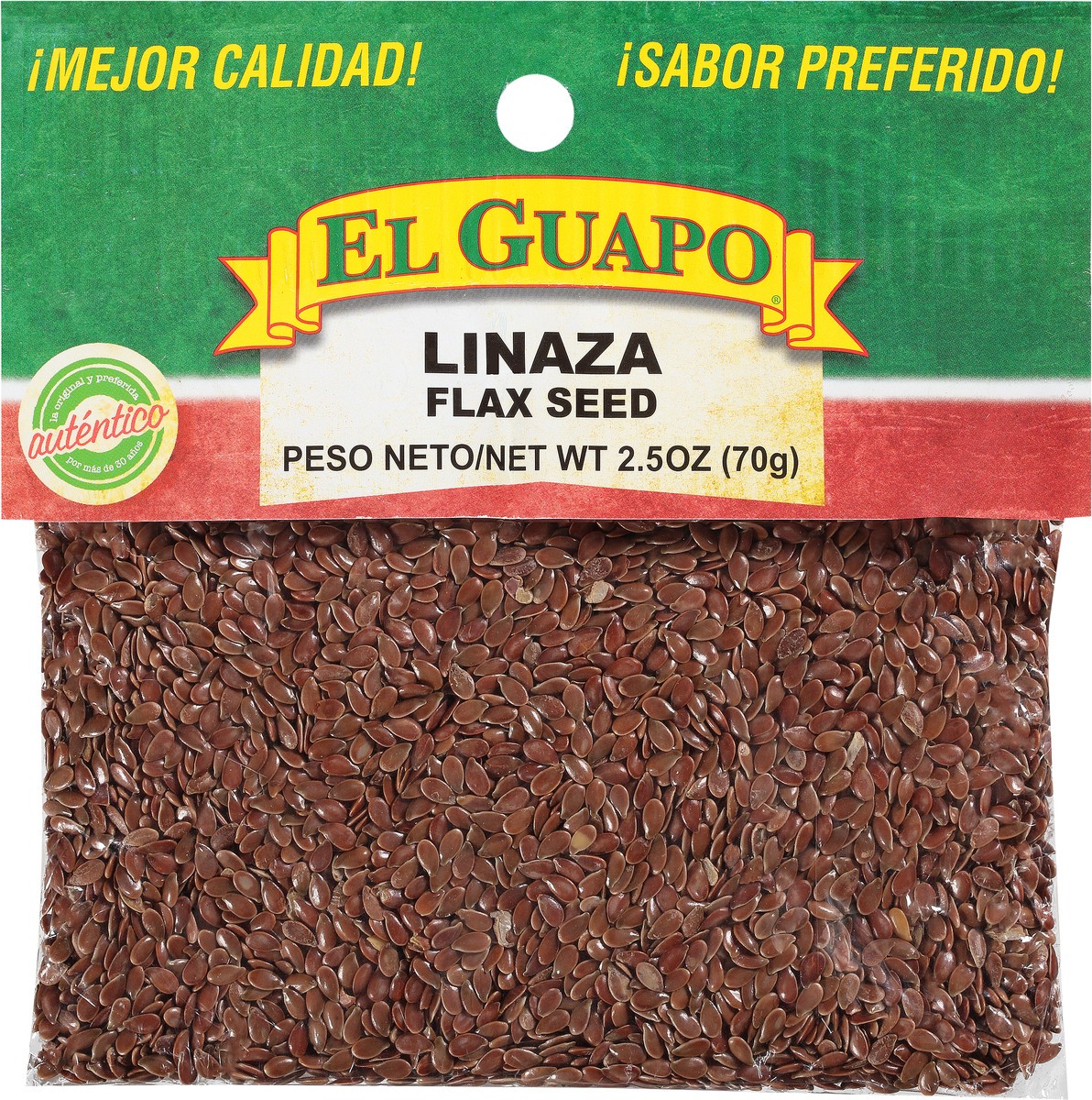 slide 4 of 7, El Guapo Flax Seed 2.5 oz. Pack, 2.5 oz