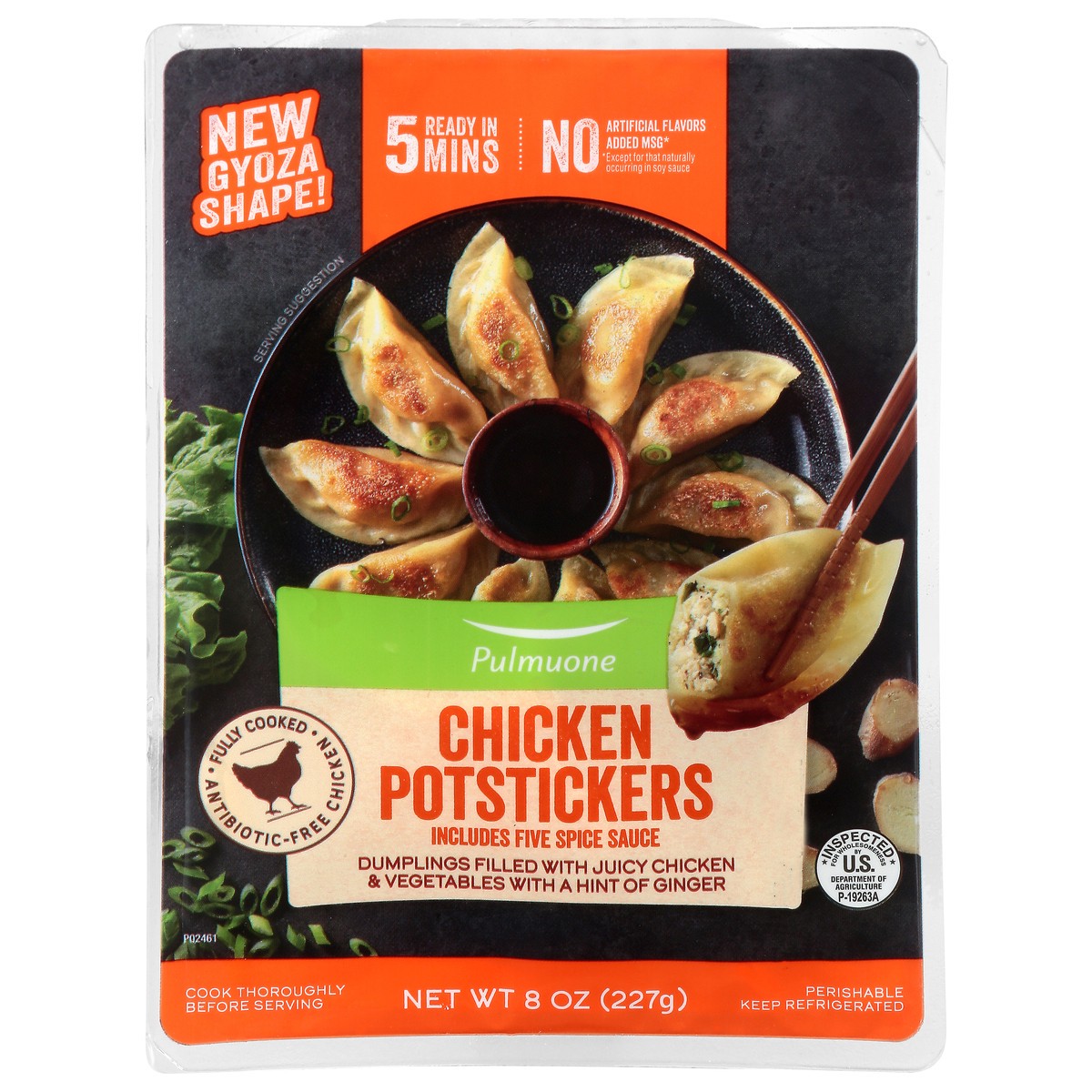 slide 1 of 11, Pulmuone Chicken Potstickers 8 oz, 8 oz