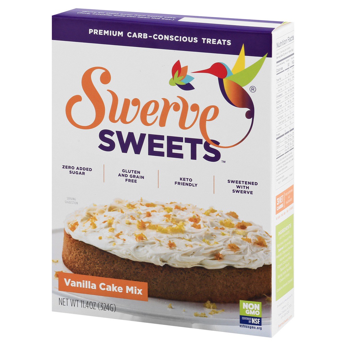 slide 6 of 9, Swerve Sweets Vanilla Cake Mix, 11.4 oz