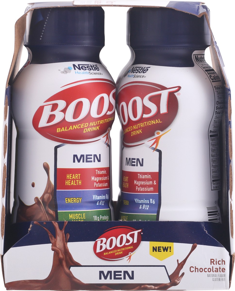 slide 5 of 13, Boost MEN Rich Chocolate - 6 ct; 8 fl oz, 6 ct; 8 fl oz