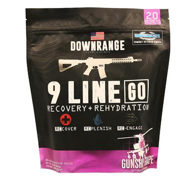 slide 1 of 1, Down Range 9 Line Go Grape, 20 ct