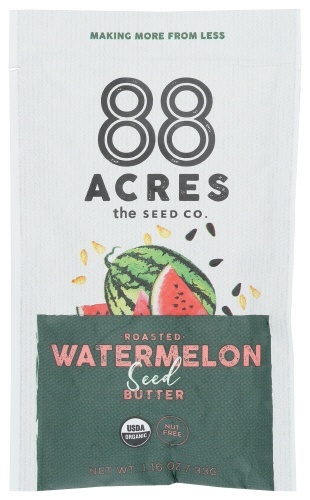 slide 1 of 1, 88 Acres Watermelon Seed Butter Squeeze Pack, 1.16 oz